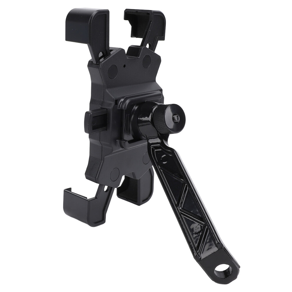 Shock Absorbing 360 Rotatable Motorcycle Handlebar Phone Mount For Bike Black 6921381127145