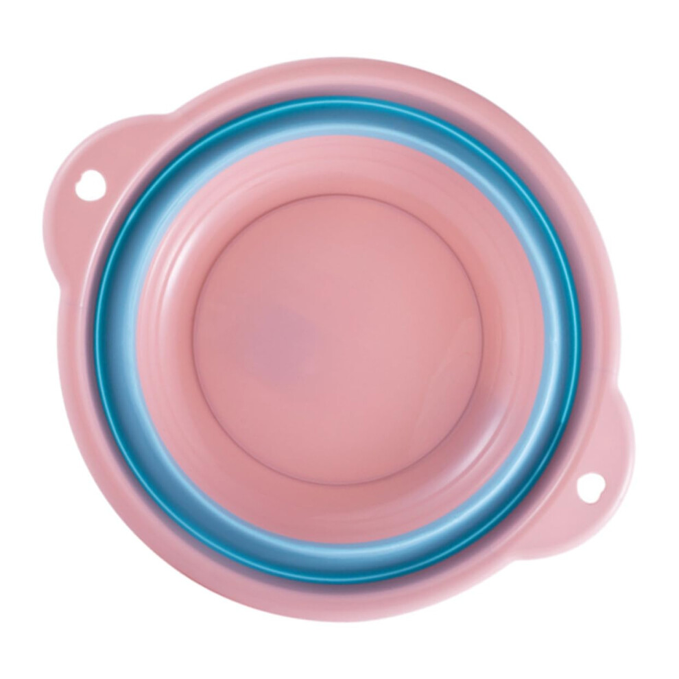 Foldable Foot Soak Basin with Large Capacity for Pedicure, Travel and Home Relaxation Pink