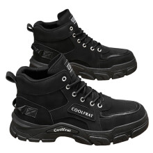 Men's Hiking Boots Non Slip   Outdoor Walking Shoes Comfortable Trekking Trainers Black UK 6