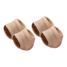 2 Pairs Breathable Gel Heel Socks for Dry Cracked Heels, Moisturizing Heel Protector Socks for Men and Women
