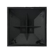 Paquete de 10 tapas para postes de cerca de ABS 102x102 mm (4x4 pulg.)