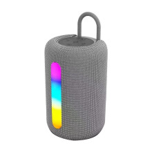 HKUKY Outdoor Fabric Portable Bluetooth Speaker, Overweight Subwoofer With Rgb Pickup Light Sound System