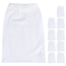 10 Pcs Pool Filter Cleaner Tool Mesh Strainer Slag Net Spa Filtration System White Nylon