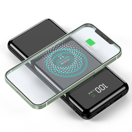1000000mAh Qi Ασύρματη Τράπεζα Ενέργειας με Γρήγορο Φορητό Φορτιστή Εξωτερική Μπαταρία 2