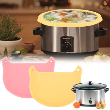 NUAHRHY 2 Pack Silicone Slow Cooker Liners Reusable Fit 6-8 Quarts Crockpot Leakproof & Easy Clean Bags Liners for Oval or Round Pot