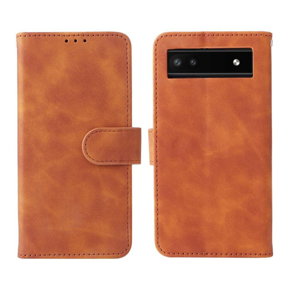 Case For Google Pixel 6A Protective Cover Leather Folio Flip Case Card Insertion With Card Holder Kickstand Full Protection 9048212073079