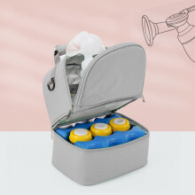 Dealovy Breastmilk Ice Pack, compatible with breast milk bags, portable insulation storage backpack for moms, food organizer.