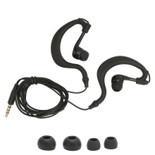 Endurance Run Sports Earbuds, Flexible Two-Way Design Waterproof Wired Over Ear Hook For 3.5mm Interface Devices, Secure Fit With Magnetic Buds