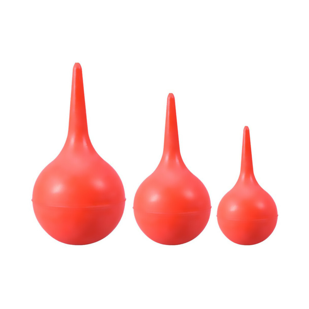 Rubber Squeeze Bulb for Ear Washing, Ear Clean Tool Reusable Hand Bulb Syringe with Pointed End, Non Toxic Durable Suction Tool for Nose Cleaning and