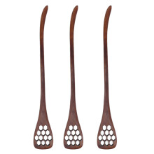 Reusable Drinks Stirring Rod, Environmentally Friendly Wood Material Long Service Life For Home And Coffee Shop Use (3Pcs)