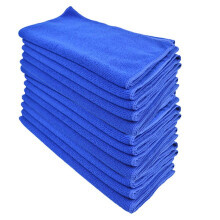 Panos de limpeza de microfibra para uso doméstico, superabsorventes, garantem um acabamento sem manchas, limpeza sem riscos e capturam a sujeira.