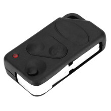 Coque de remplacement pour clé de voiture en ABS, coque compacte avec lame vierge non taillée, installation facile pour accessoires intérieurs