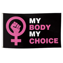 Protest Political Lawn Sign 3X5Ft, High Quality Material Weather Resistant For Indoors Outdoors