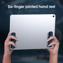 2 stuks tablet handsteunen, hittebestendig, ergonomisch, antislip, zweetbestendig, herbruikbare zelfoprollende houders voor gaming, compatibel met de