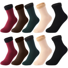 Barely There Fit Socks, Fleeceforede Termosokker Ultrabløde Fløjlsvarme Fortykkede Cashmere Uldsokker, Selvopvarmende Teknologi Perfekt til
