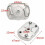 Easy Start Assembly for Small Engine Equipment, Recoil Pull Start Starter Semi-Automatic Metal Starter Assembly Heat Resistant Replacement for Brush 2