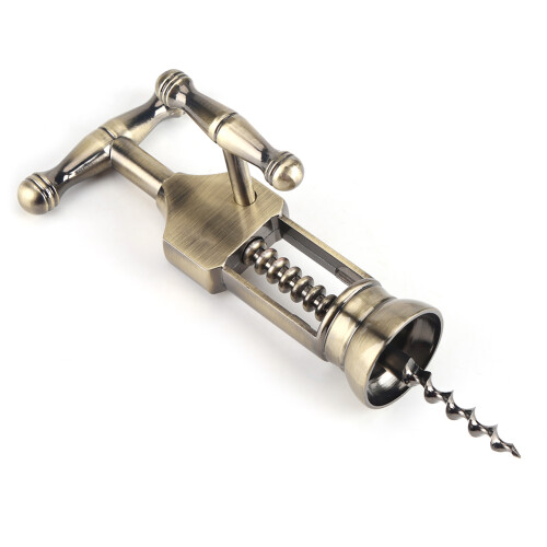 Professional Wine Opener, Effortless Cork Removal with Solid Brass Construction, A Timeless Addition to Your Bar Tools 2
