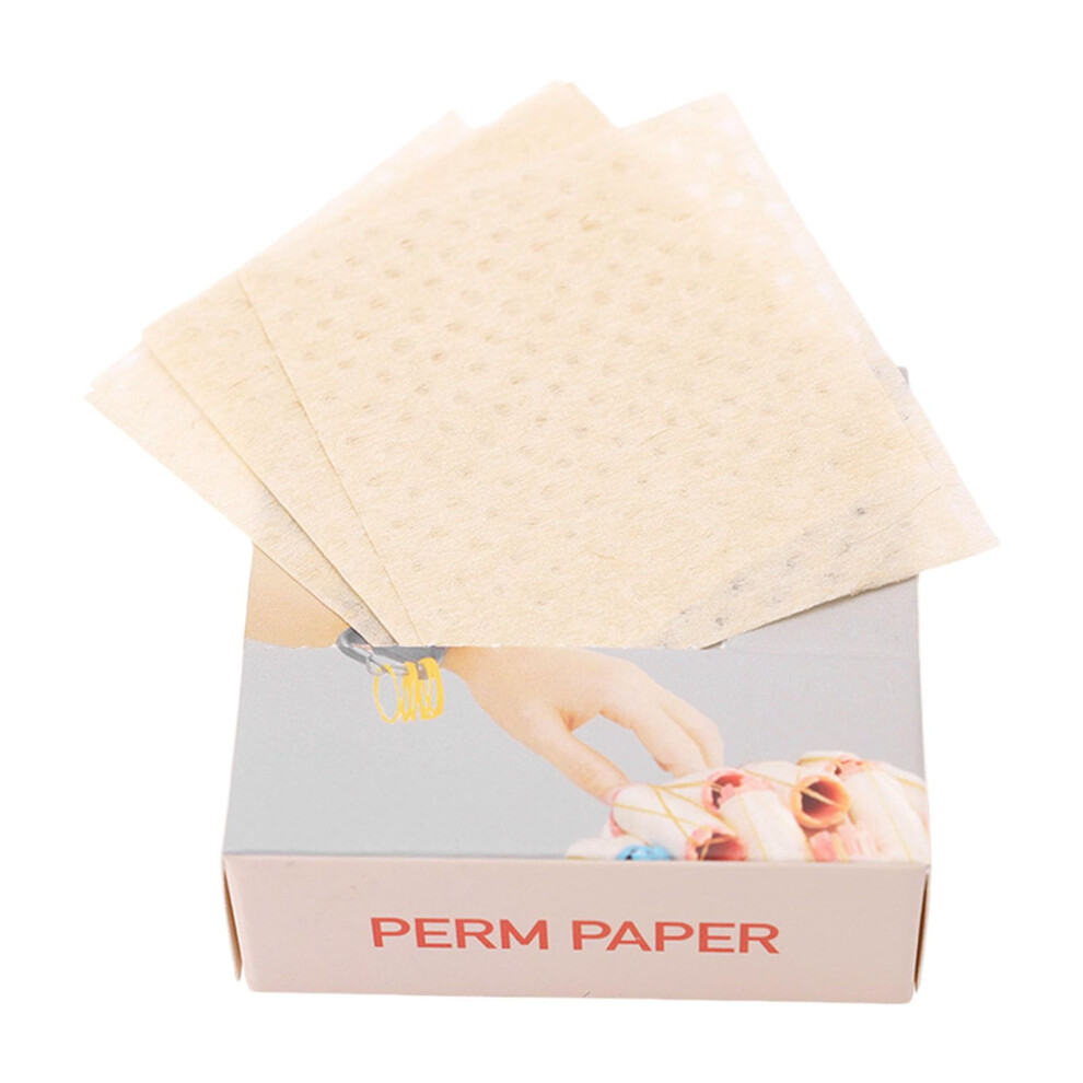 Perm Papers 200pcs Box Heat Resistant TearResistant Hair Perm End Papers for Salon and Home Use
