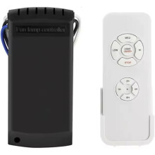 Takvifteadapter, stillegående reversibel motorkontroll for energieffektivitet, universell viftemottaker med av/på-bryter for lys, ideell for