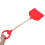 2Stk Kinder Schneeschaufel Mit Holzgriff Rote Plastik Schneeräumer 4