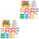2 sets holzfarbene lernpuzzle, kinderpuzzle, brettspiele 5