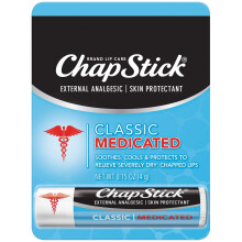 Classic Medicated Lip Balm Tube, Chapped Lips Treatment (Pack of 6)
