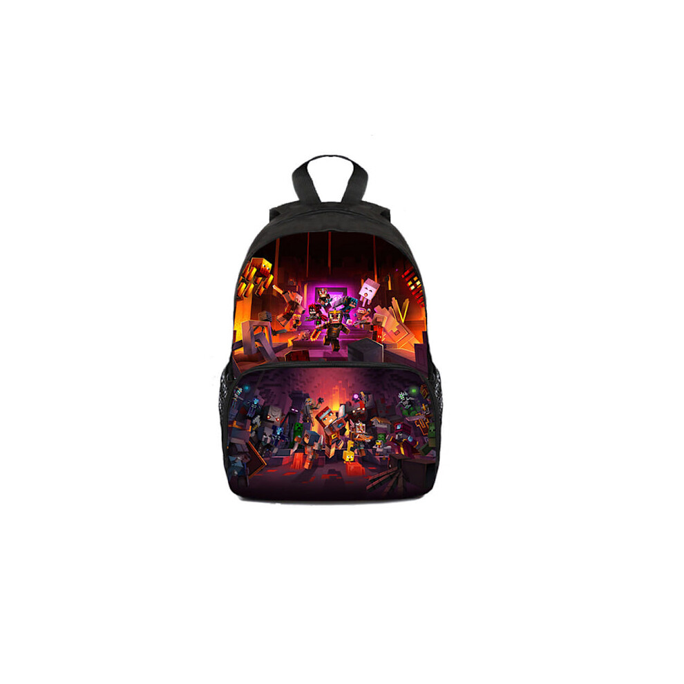 Minecraft Backpack for Kids School Bag Backpack Character Bag A