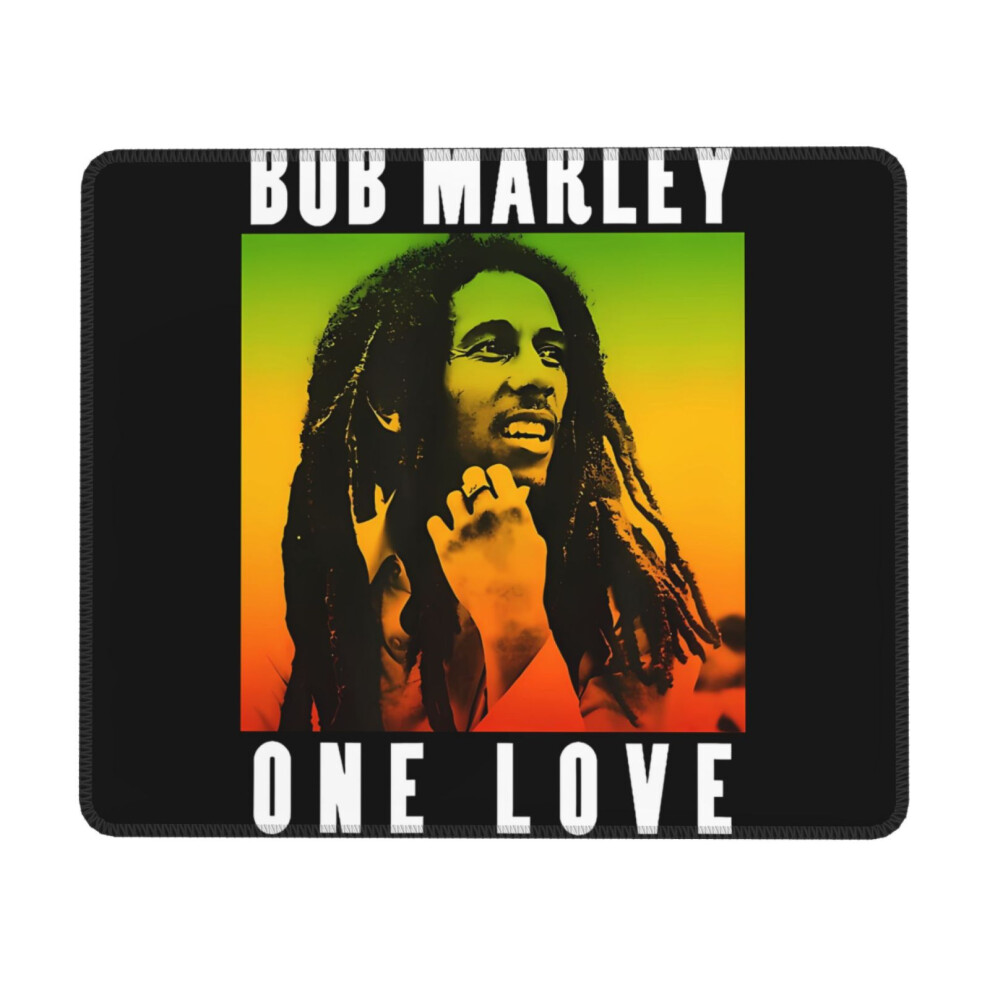 Bob Marley Rubber Lock Edge Mouse Pad, Office Desk Pad, Writing Pad, Multi Code Game Pad Mouse Pads For Computers Laptop Mouse Mouse Pad 9048212078579
