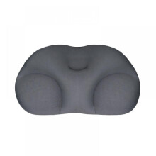 Oreiller 3D ergonomique lavable, garni de particules de mousse, pour un sommeil profond et réparateur. Soulagement des douleurs.