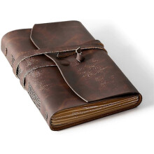 Carnet en cuir, journal relié en cuir pour hommes