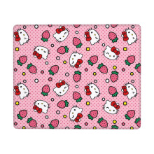 Hello Kitty skridsikker gummimusemåtte, firkantet, vandtæt skrivebordsmåtte, egnet til skrivebordsdekoration, skrivebordstilbehør, 7x9 tommer
