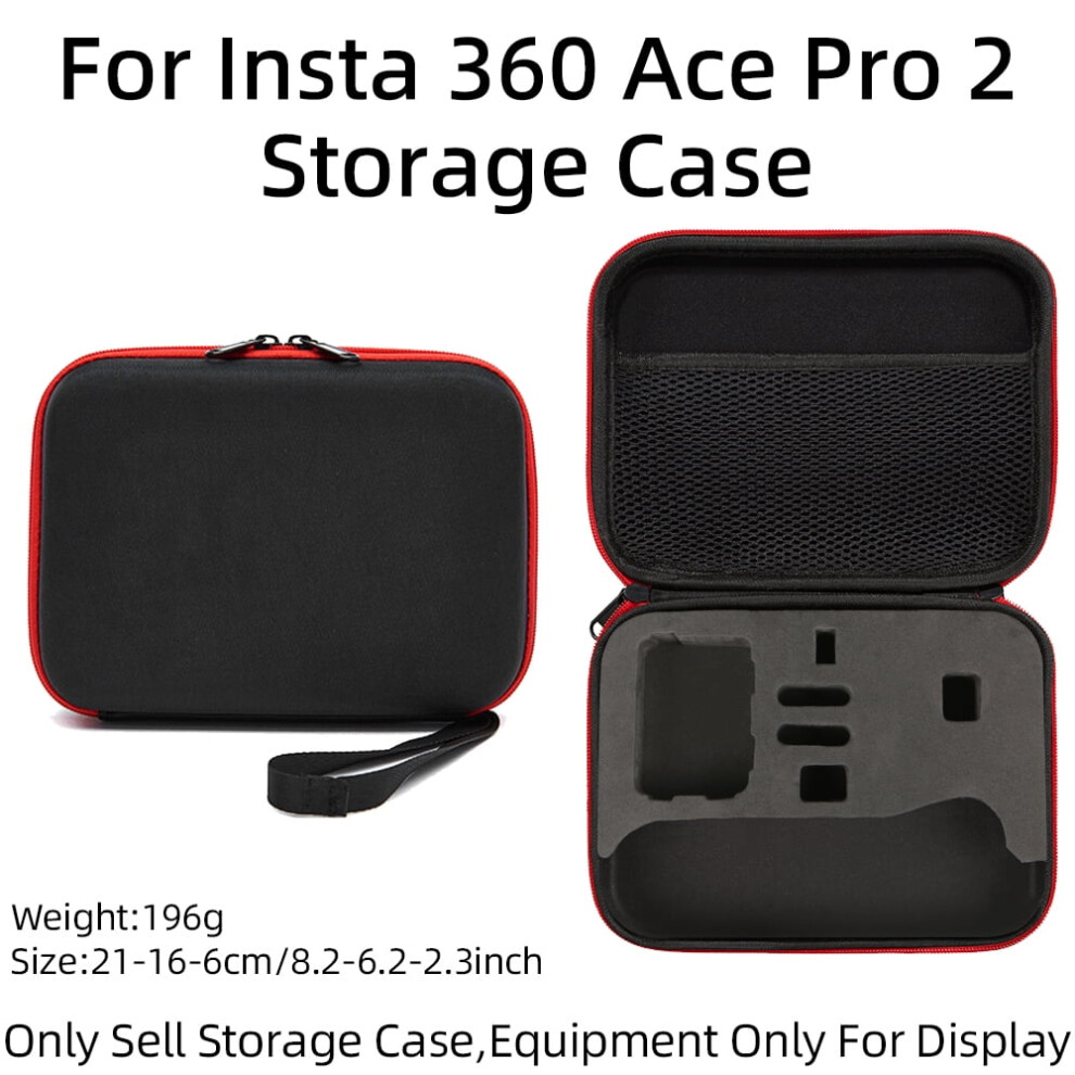 Carrying Case For Insta360 Ace Pro 2, Hard Shell Travel Storage Case Carrying Bag Large Capacity Camera Bag Clutch Bag Accessory Bag 9048212202929