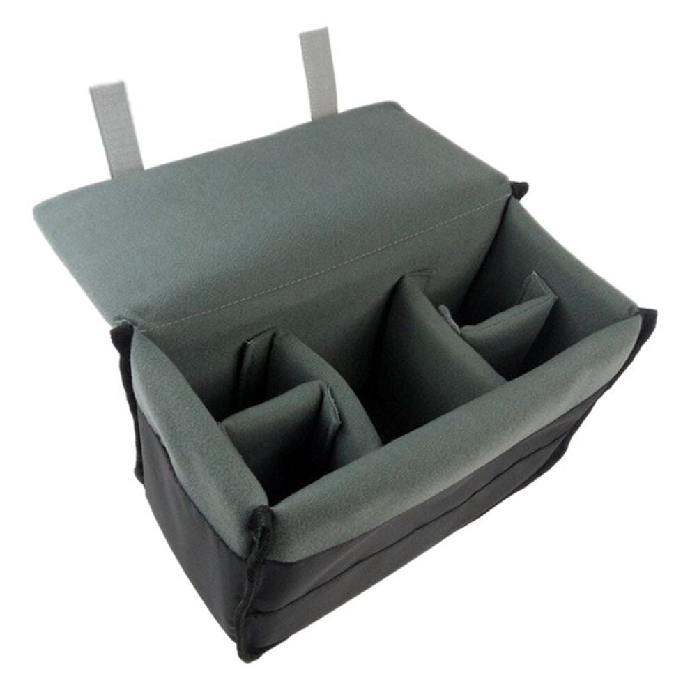 Padded Protective Bag Insert Liner Case For Dslr Camera, Lens And Accessories Black 9048212202936