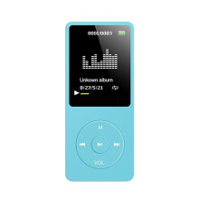 Reprodutor de MP3/MP4 com tela de 1,8 polegadas, 64 GB de armazenamento e gravador de voz, ideal para crianças e adultos.