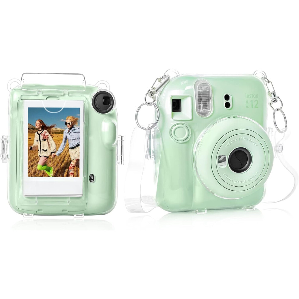 Clear Case Compatible With Fuji Instax Mini 12, Polaroid Hard Carrying Case Bag For Fujifilm Instax Mini 12 9048212202912
