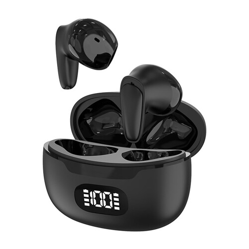Ασύρματα ημι-ενσωματωμένα ακουστικά Ozmmyan Bluetooth 5.1 ακουστικά με βαθύ μπάσο, έλεγχο 2