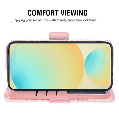 Asuwish Συμβατό με Tecno Camon17Pro Θήκη Πορτοφολιού Κορδόνι Δερμάτινη Θήκη Καρτών με 2