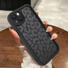 Kompatibel med iPhone13Case, Hot Pink Cheetah Print Stødfast Blødt TPU Beskyttende Etui, Slankt Ridsefast Leopard Design til Kvinder Piger