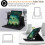 Capa compatível com tablet Samsung Galaxy Tab S9FE Plus S9Plus S8Plus S7FE S7Plus de 12,4 polegadas, proteção 360. 4