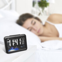 Neuer, interessanter Wecker mit Farbbildschirm, elektronischer Kinderwecker mit LCD-Display, intelligentes Haushaltsgerät