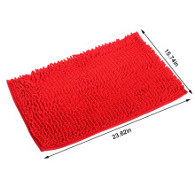 Tappeto in ciniglia Fnyoxu, compatibile con l'arredamento di casa, tappeto super assorbente antiscivolo per ingresso, camera da letto, cucina,