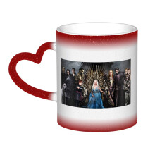 Caneca Game of Thrones que muda de cor no céu, caneca de cerâmica para café ou chá, ideal para escritório ou trabalho.