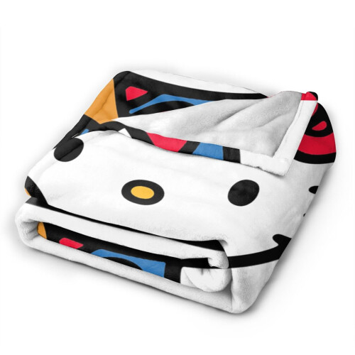 Manta Hello Kitty em Microfibra Ultramacia para Sofá e Cama (101,6 cm x 76,2 cm) 2