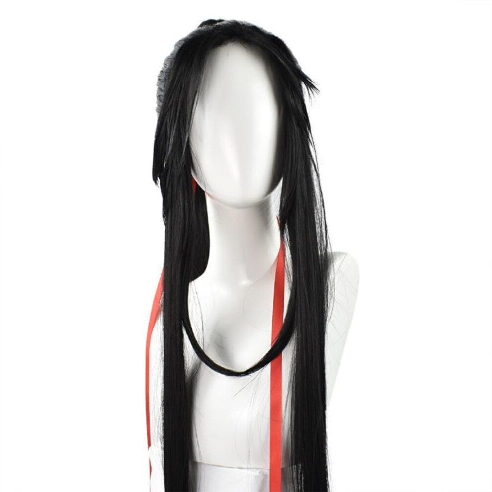 Unisex Wei Wuxian Cosplay Wig Grandmaster Of Demonic Cultivation Realistic Heatresistant Hair With Cap