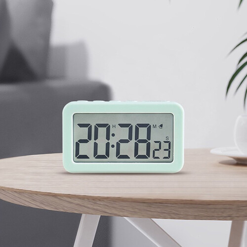 Txmfgh LED digitalur, stereodesign, snooze-alarm, 12/24 timer, nedtællingstimer - ideel til ethvert rum 2