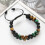 Κολιέ-Βραχιόλι RSAMD Tiger Eye με Αιματίτη και Οψιδιανό, Τριπλή Προστασία, Vintage Ανδρικό, 5 2