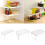 Ionze Expandable Stackable Shelf Kitchen Cabinet Organizer, White 5