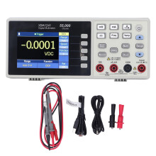 Digital Multimeter for Precision Testing, True RMS High Accuracy Desktop Multimeter with 5 Inch High Resolution LCD Display Screen, Data Record