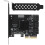 Κάρτα PCIe ASMedia ASM1166Chip, κάρτα Riser 6 θυρών με υποστήριξη λειτουργίας IDE και ευρεία 1