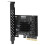 Κάρτα PCIe ASMedia ASM1166Chip, κάρτα Riser 6 θυρών με υποστήριξη λειτουργίας IDE και ευρεία 3